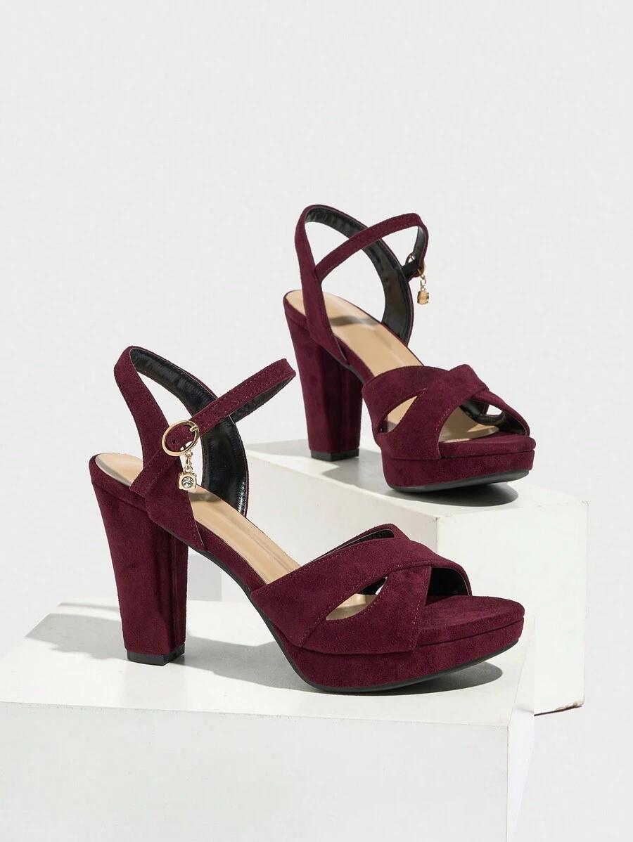 SHEIN BORDOWE SANDAŁY OBCAS S06__40,5