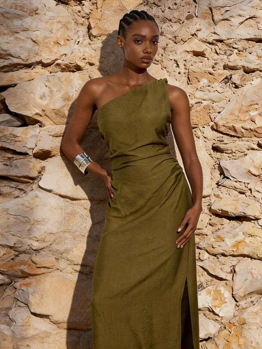 SHEIN ZIELONA MAXI SUKIENKA S06__XL