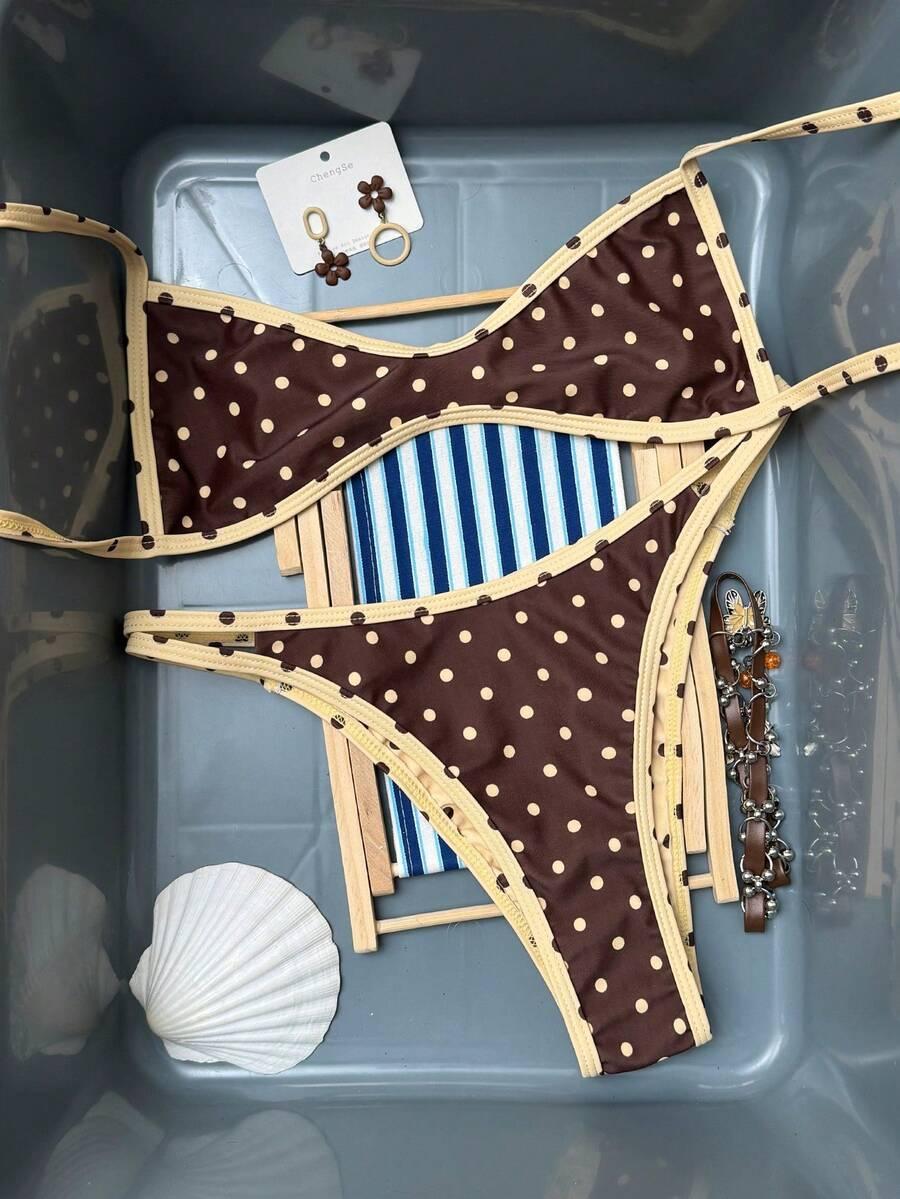 SHEIN DWUCZĘŚCIOWY STRÓJ KĄPIELOWY S09__M