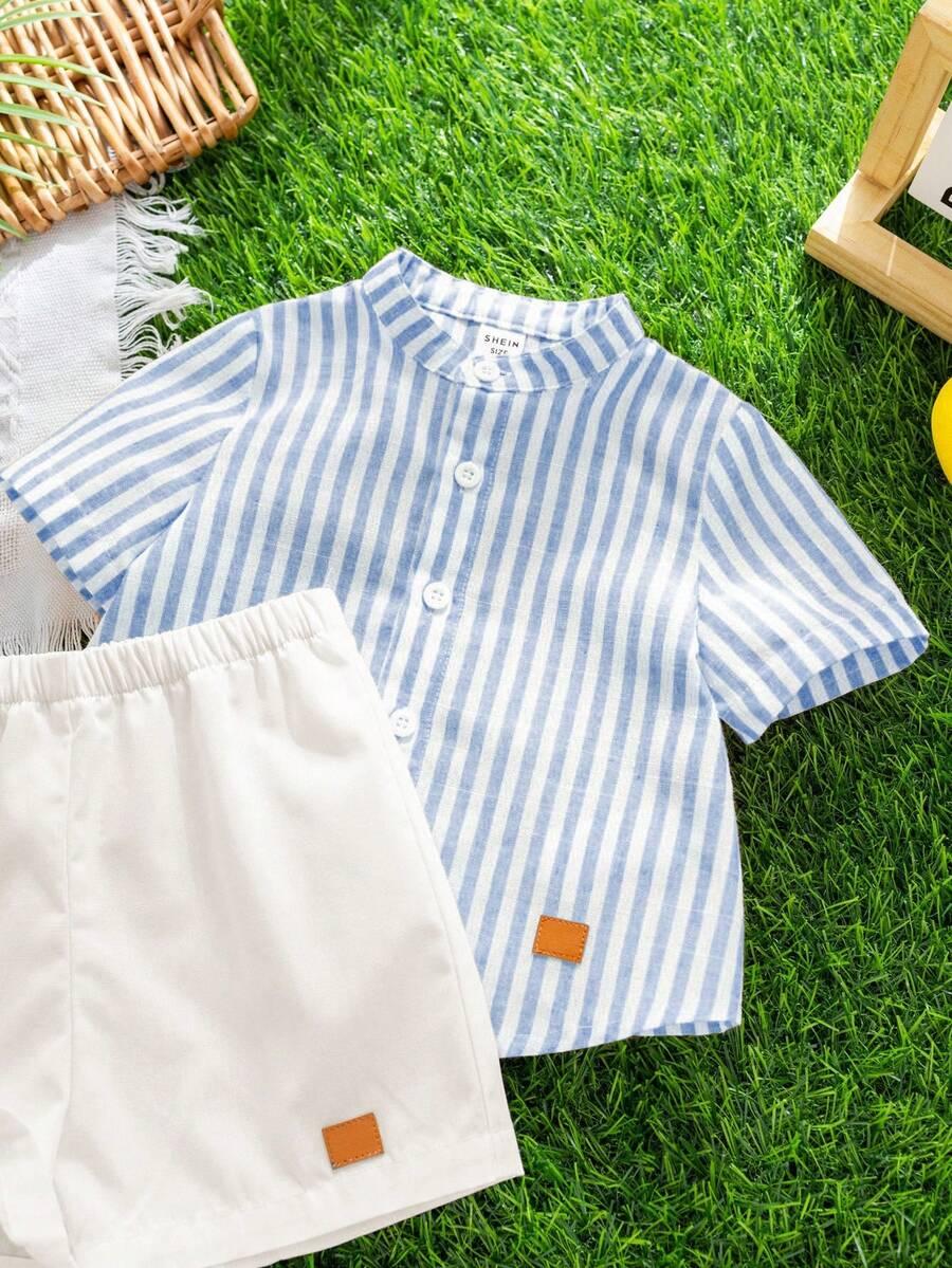 SHEIN KOSZULA SPODENKI KOMPLET 104-110