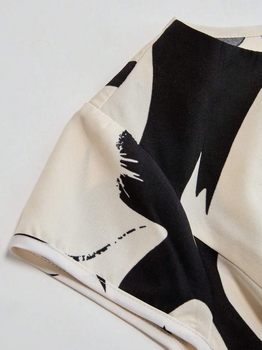 SHEIN MIDI SUKIENKA WZÓR S06__XL