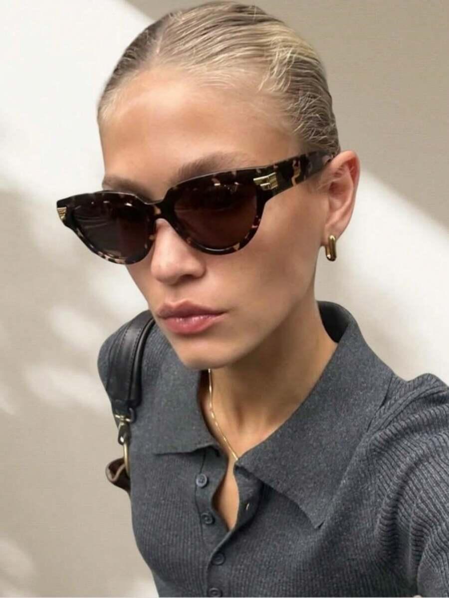 SHEIN OKULARY PRZECIWSŁONECZNE ANIMAL PRINT S07