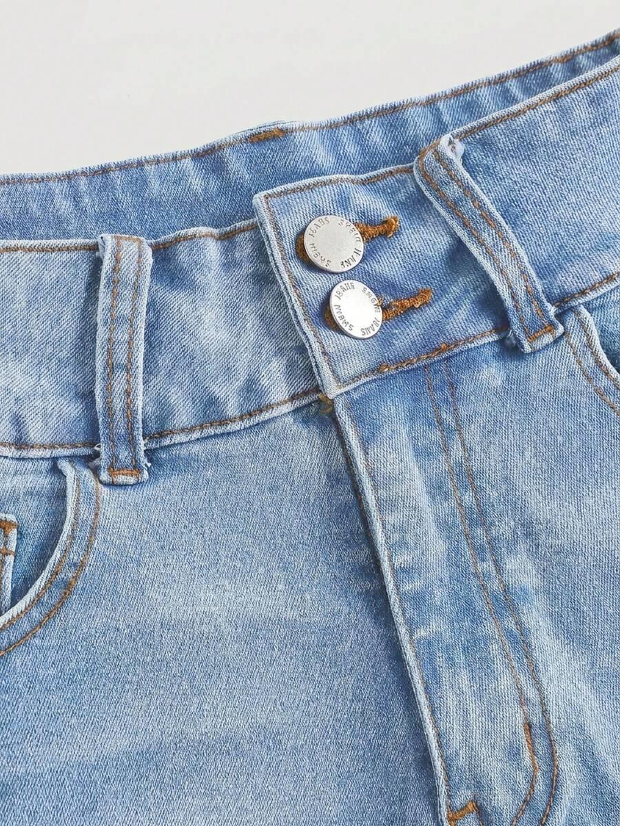SHEIN NIEBIESKIE JEANSOWE SPODENKI S06__162-166
