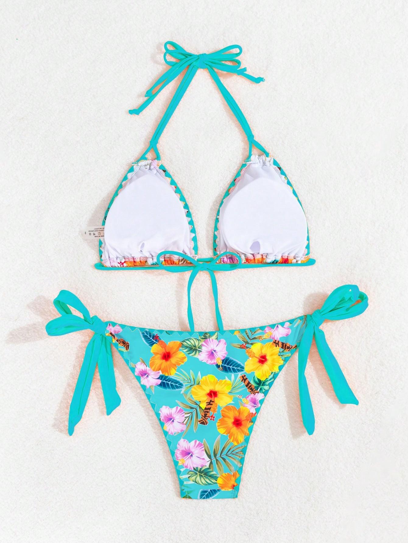 SHEIN DWUCZĘŚCIOWY STRÓJ KĄPIELOWY S09__S