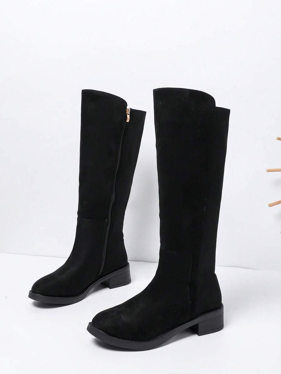 SHEIN CZARNE KOZAKI ZAMEK W01__35