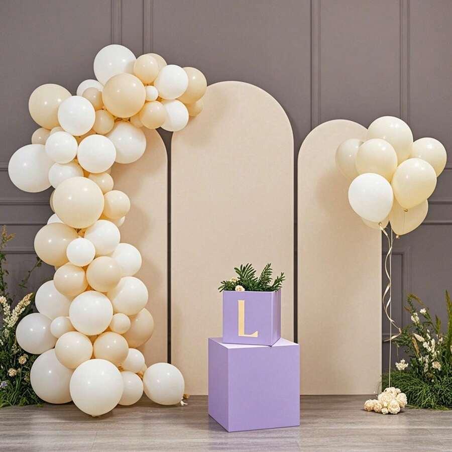 SHEIN KREMOWE TŁO DEKORACYJNE S07__120X220