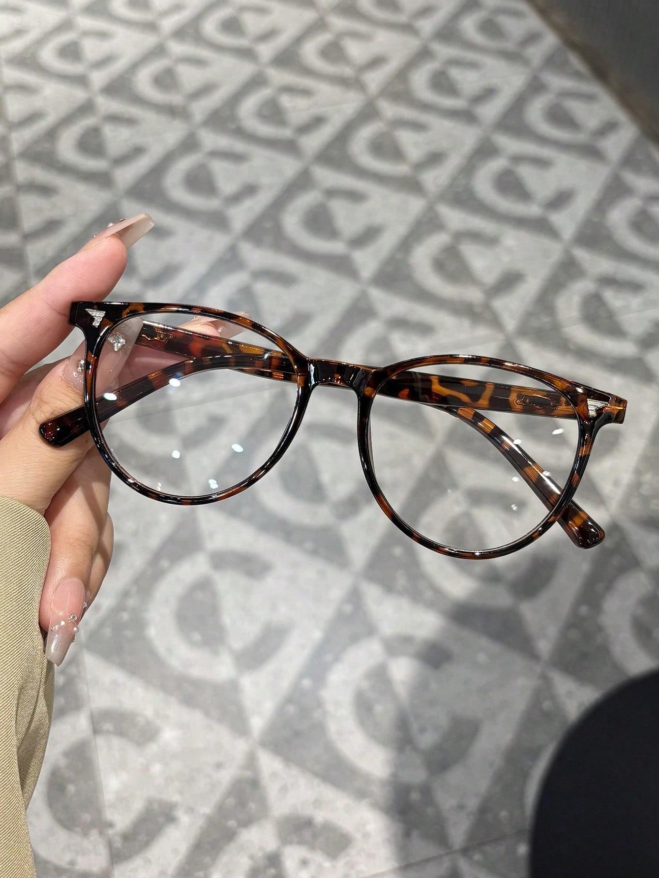 SHEIN OKULARY ZERÓWKI ANIMAL PRINT S07