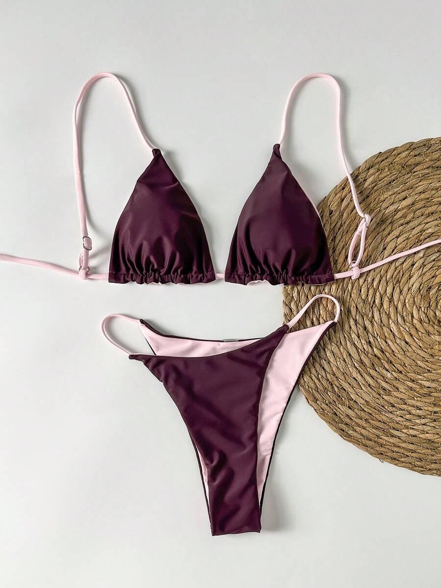 SHEIN DWUCZĘŚCIOWY STRÓJ KĄPIELOWY S09__M