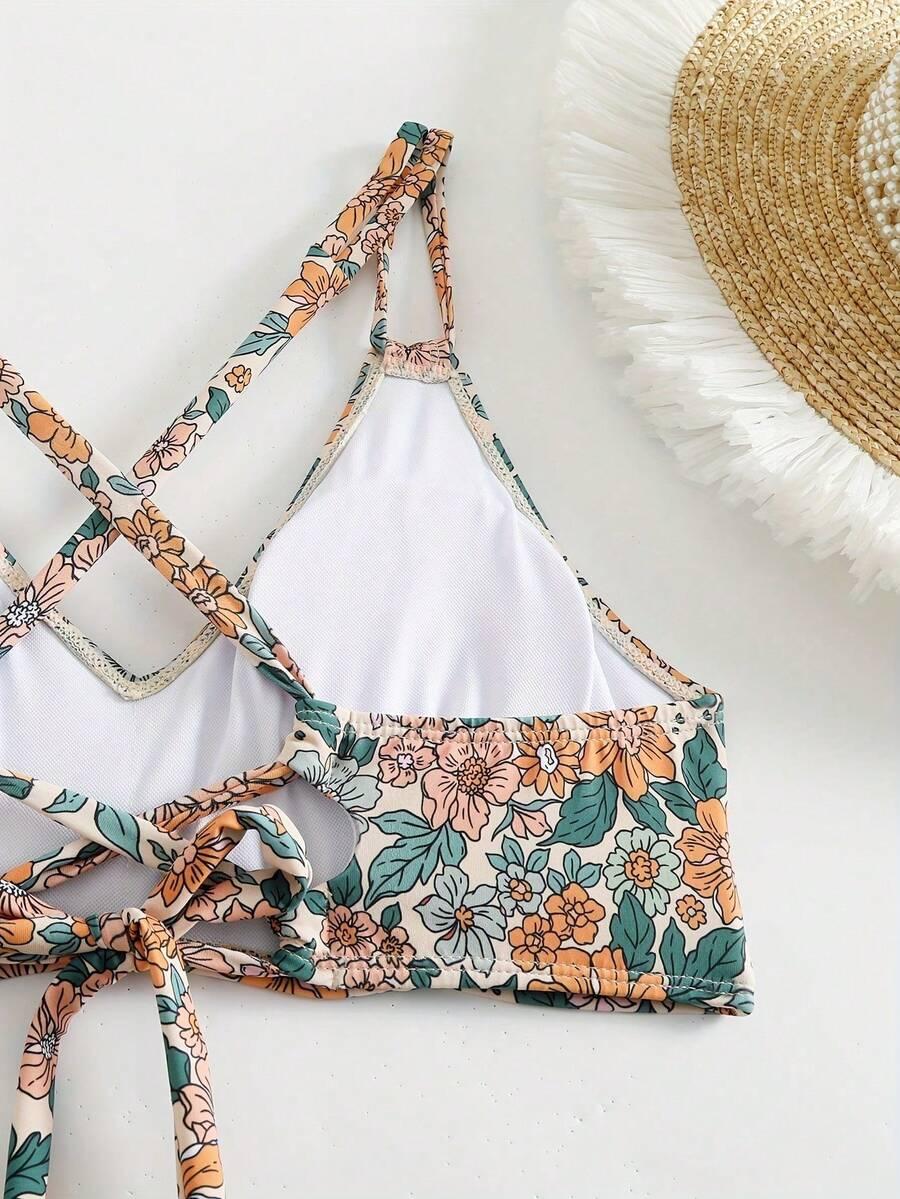 SHEIN DWUCZĘŚCIOWY STRÓJ KĄPIELOWY S09__XL