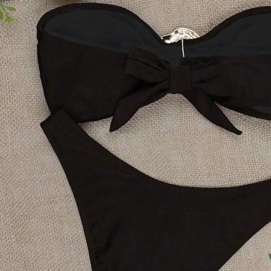 SHEIN DWUCZĘŚCIOWY STRÓJ KĄPIELOWY S09__XS