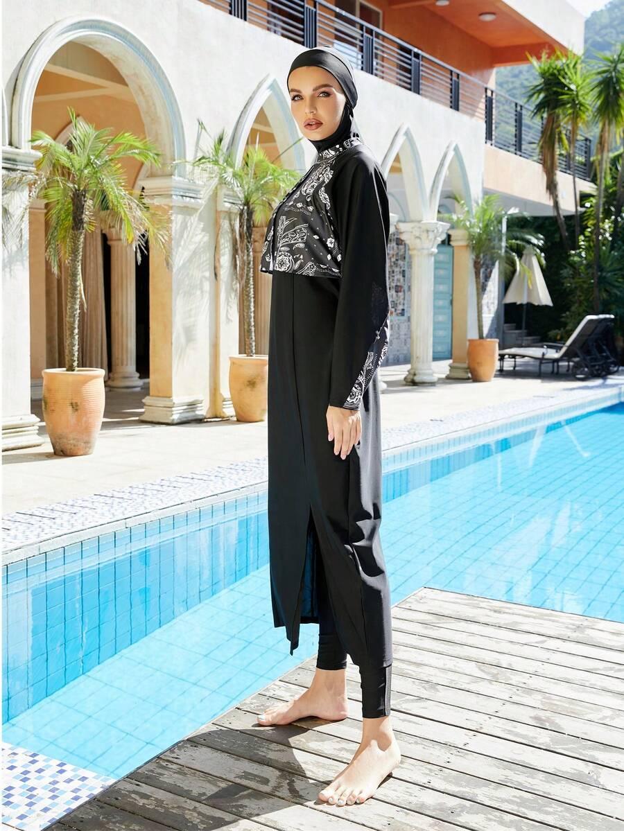 SHEIN DWUCZĘŚCIOWY STRÓJ KĄPIELOWY S07__XXL