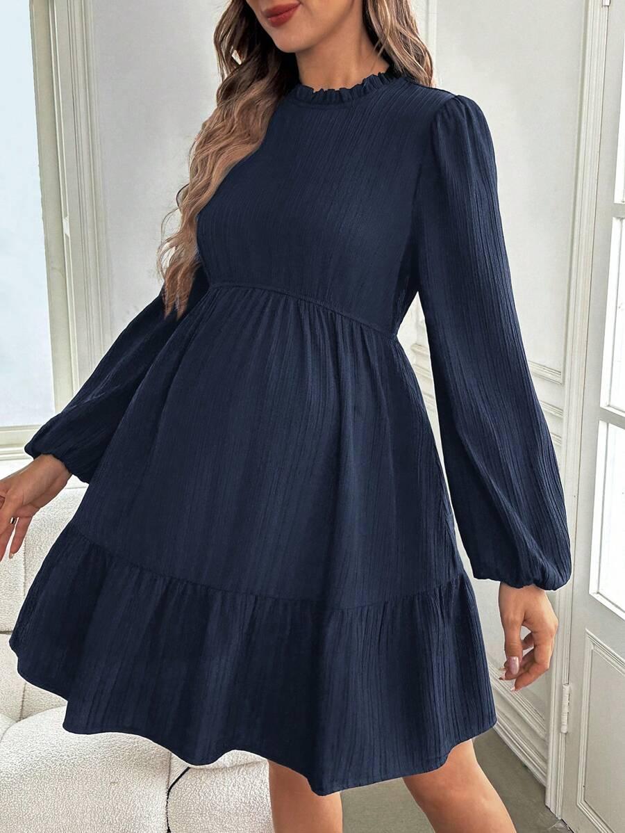 SHEIN GRANATOWA SUKIENKA CIĄŻOWA S06__XXL