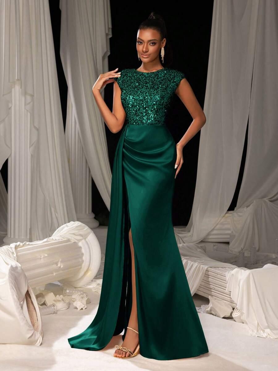FAERIESTY ZIELONA MAXI SUKIENKA S06__XL