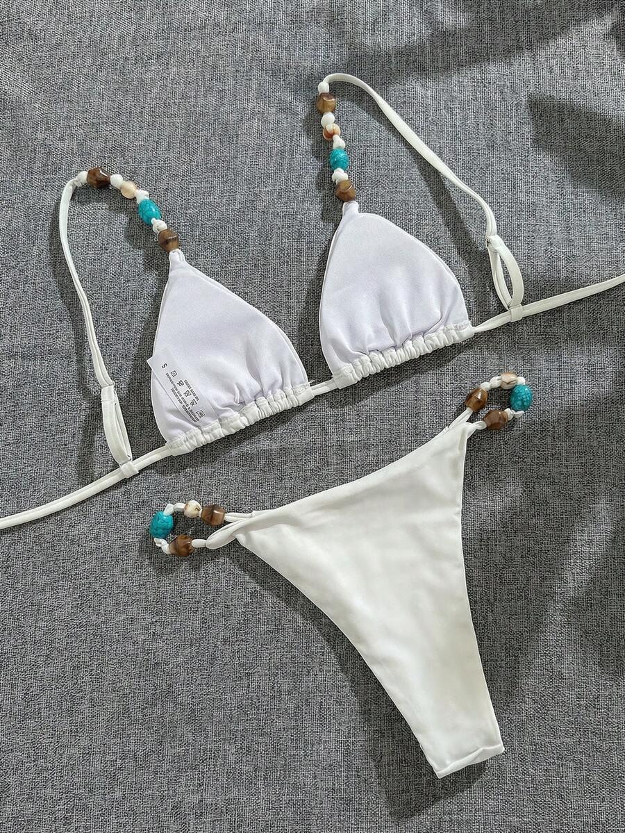 SHEIN DWUCZĘŚCIOWY STRÓJ KĄPIELOWY S09__XS