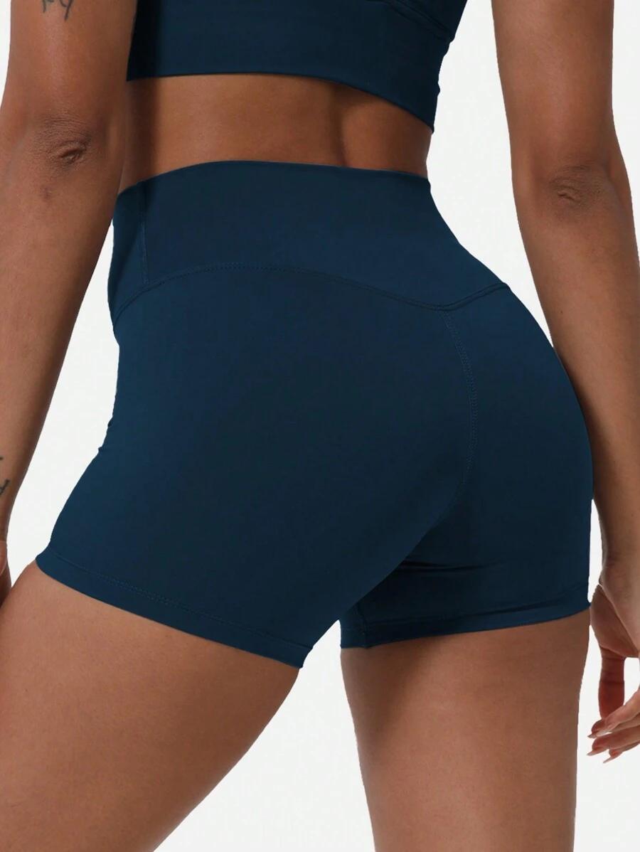 SHEIN GRANATOWE SPODENKI SPORTOWE S06__M
