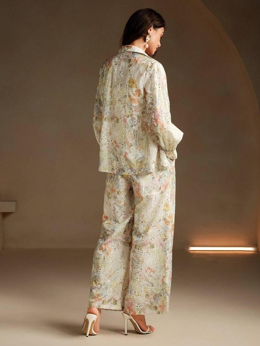 SHEIN KOSZULA SPODNIE KOMPLET S06__L