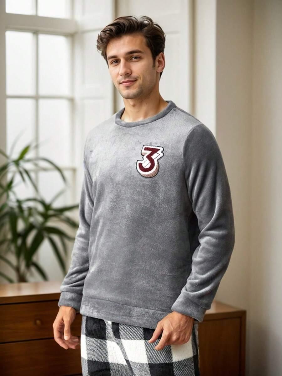 SHEIN BLUZKA SPODNIE PIŻAMA KOMPLET S06__XL