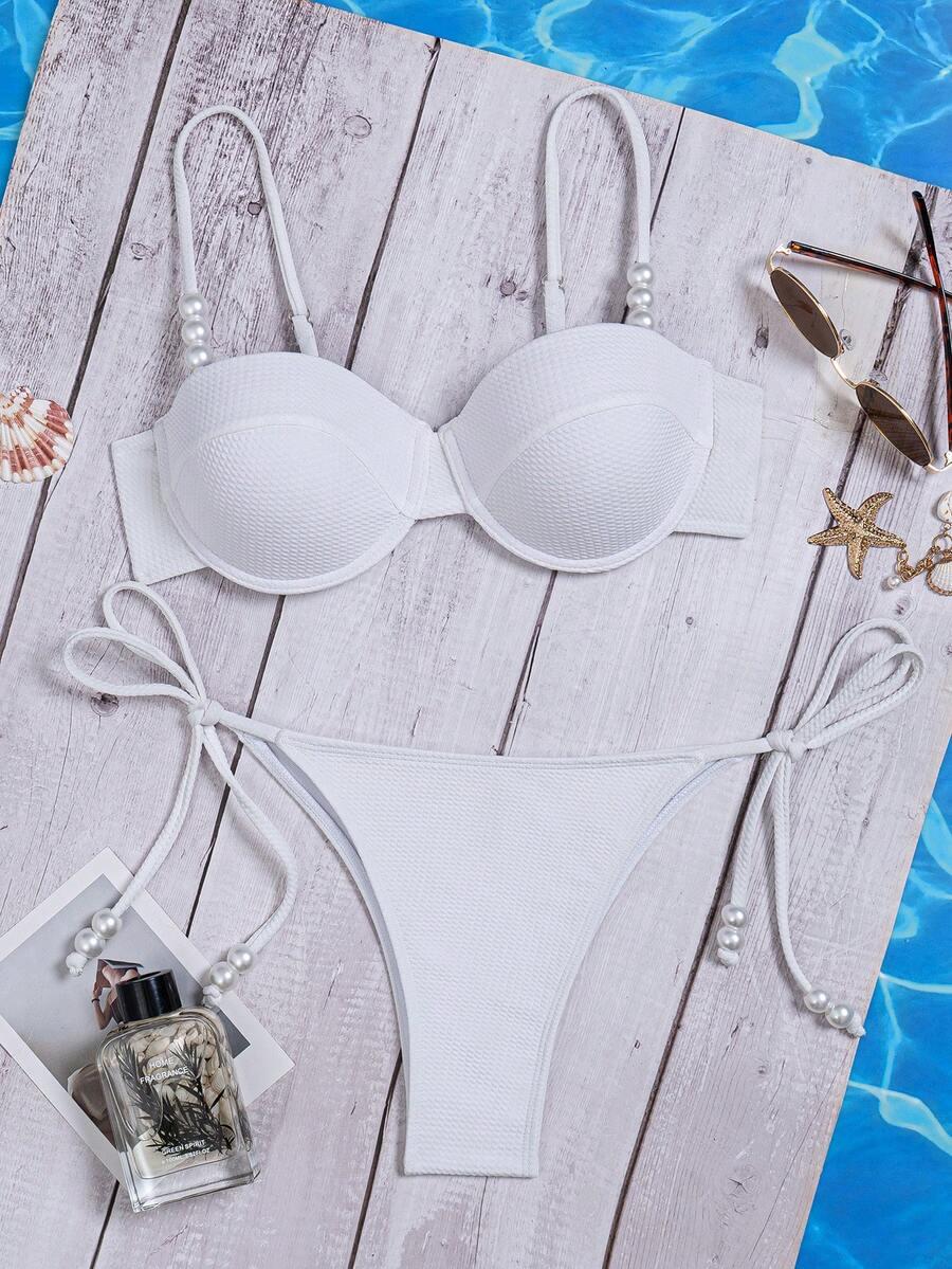 SHEIN DWUCZĘŚCIOWY STRÓJ KĄPIELOWY S09__M