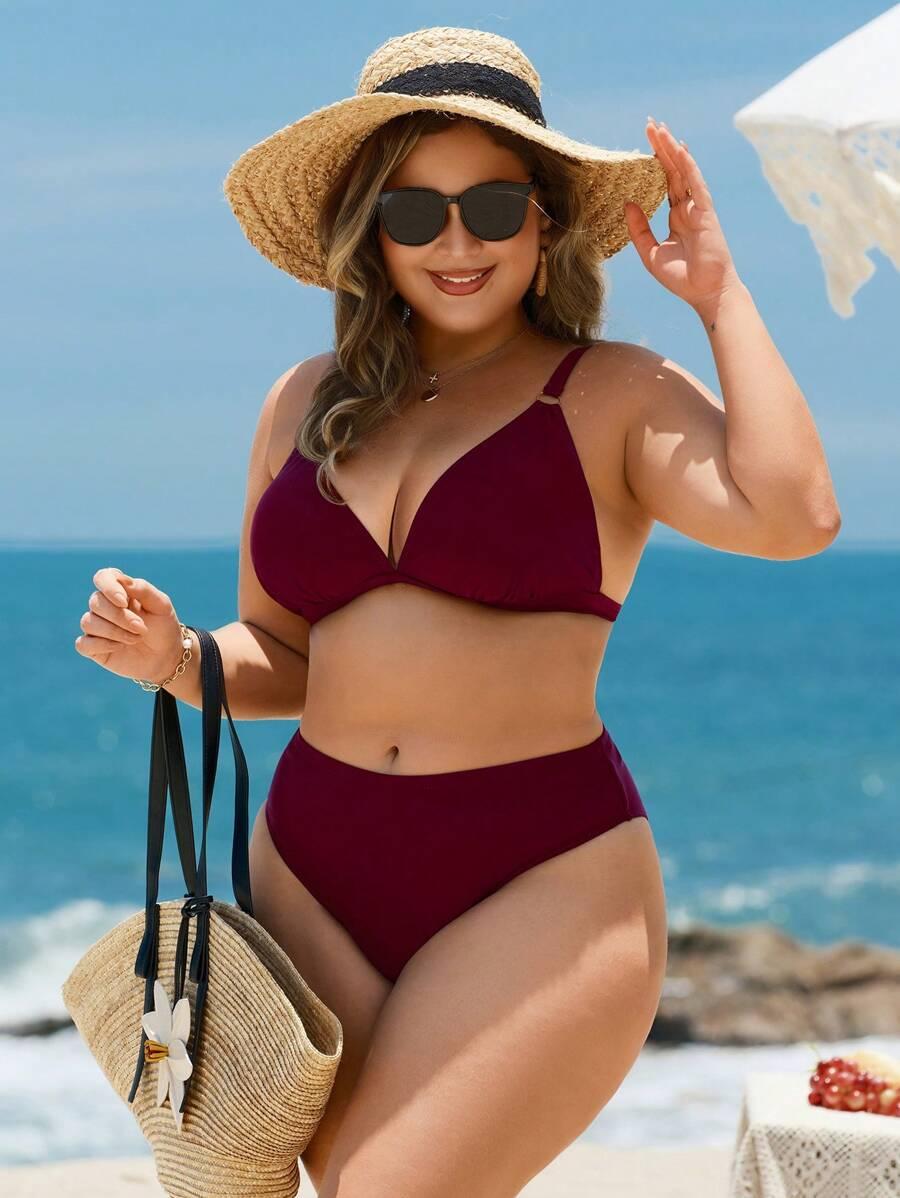 SHEIN DWUCZĘŚCIOWY STRÓJ KĄPIELOWY S09__XXL