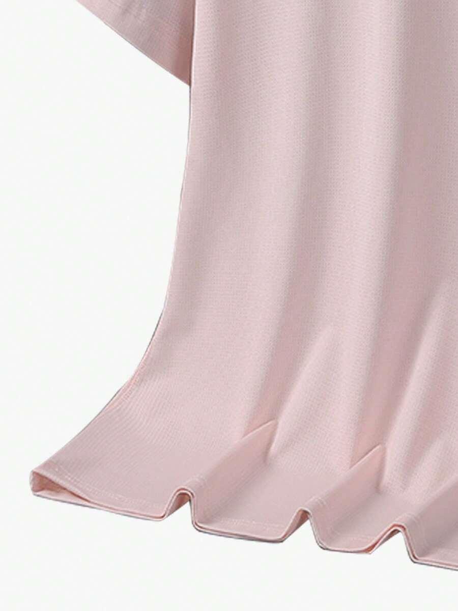 SHEIN RÓŻOWA KOSZULKA SPORTOWA PK01__48