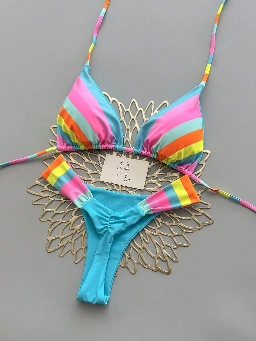 SHEIN DWUCZĘŚCIOWY STRÓJ KĄPIELOWY S09__S