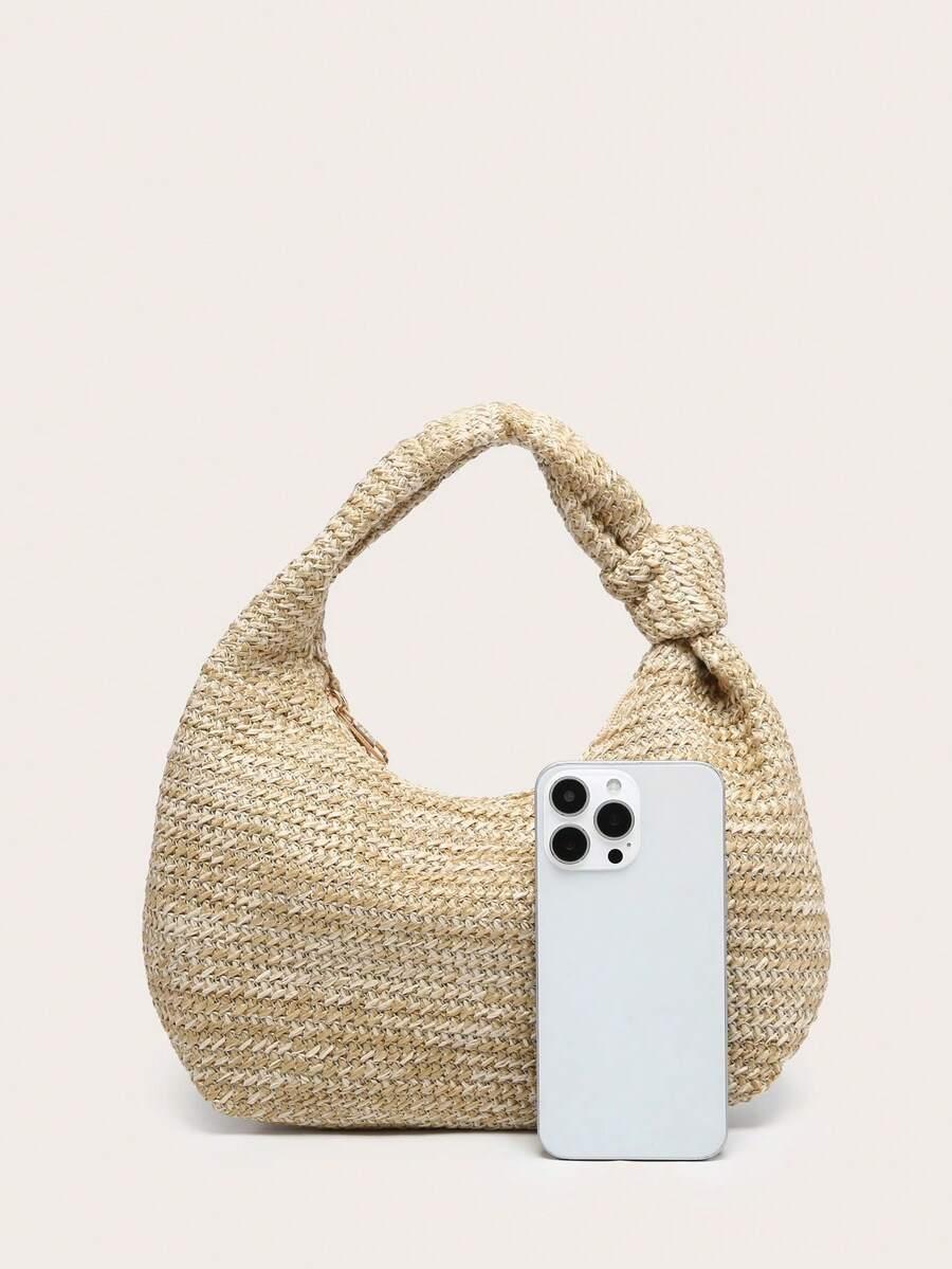 SHEIN BEŻOWA TOREBKA ZDOBIENIE S07