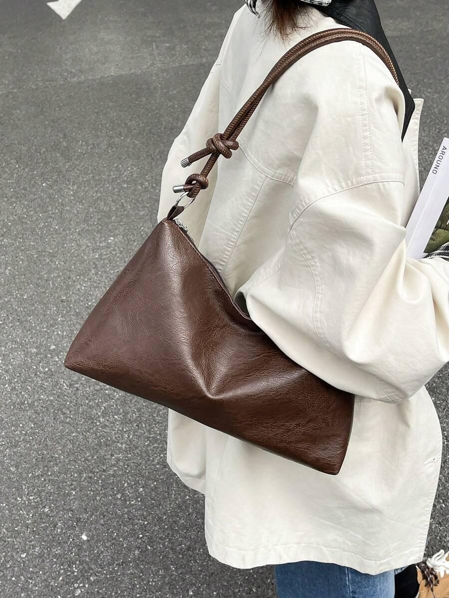 SHEIN BRĄZOWA TOREBKA NA RAMIĘ S07__22X33XM