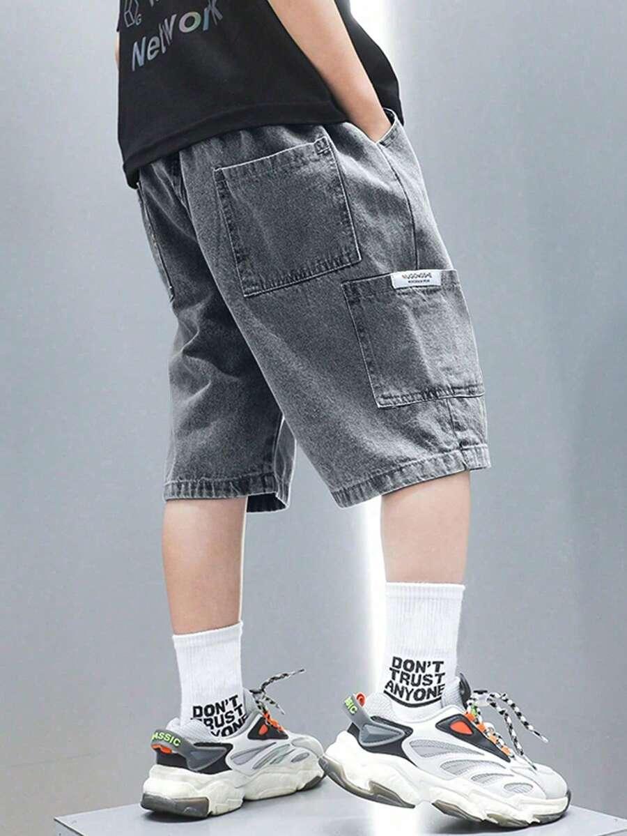 SHEIN JEANSOWE KRÓTKIE SPODENKI S06__160