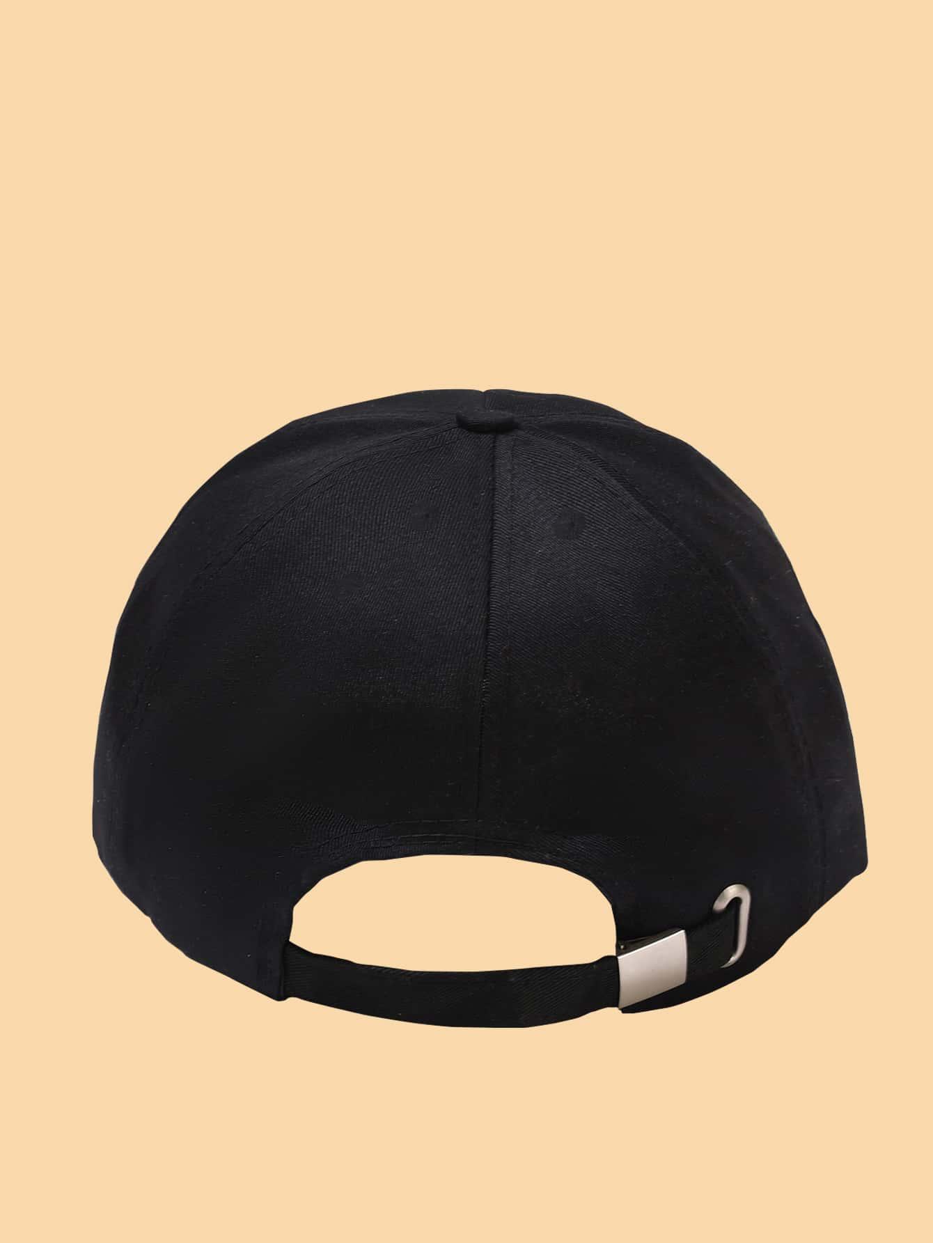 SHEIN CZARNA CZAPKA Z DASZKIEM S07__OS