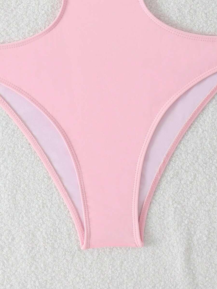 SHEIN JEDNOCZĘŚCIOWY STRÓJ KĄPIELOWY S09__S