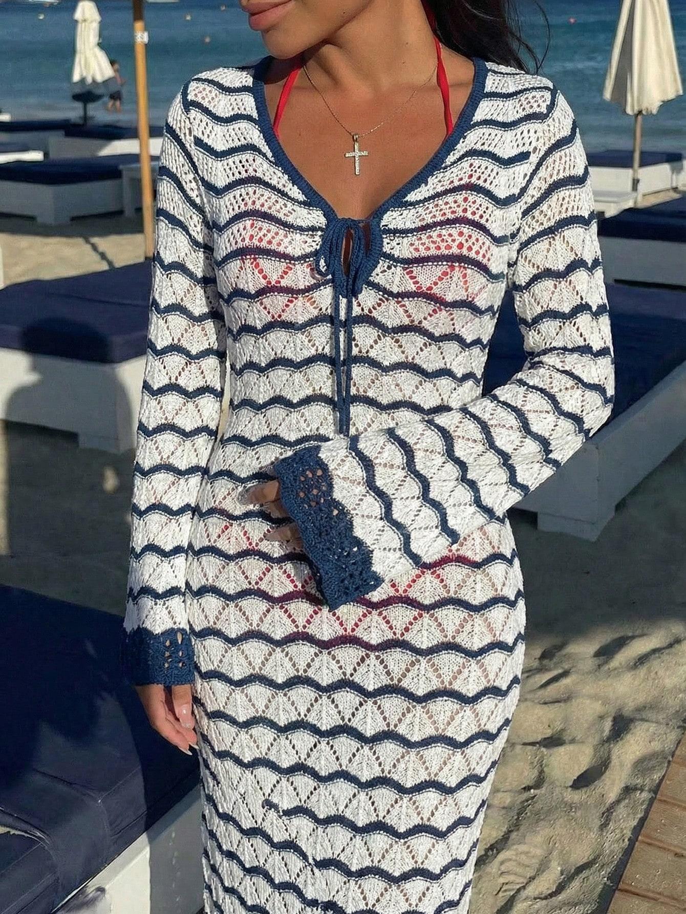SHEIN DZIANINOWA MAXI SUKIENKA S06__L