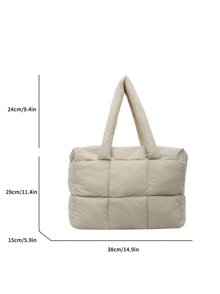 SHEIN BEŻOWA TOREBKA NA RAMIĘ S07__38X15X29
