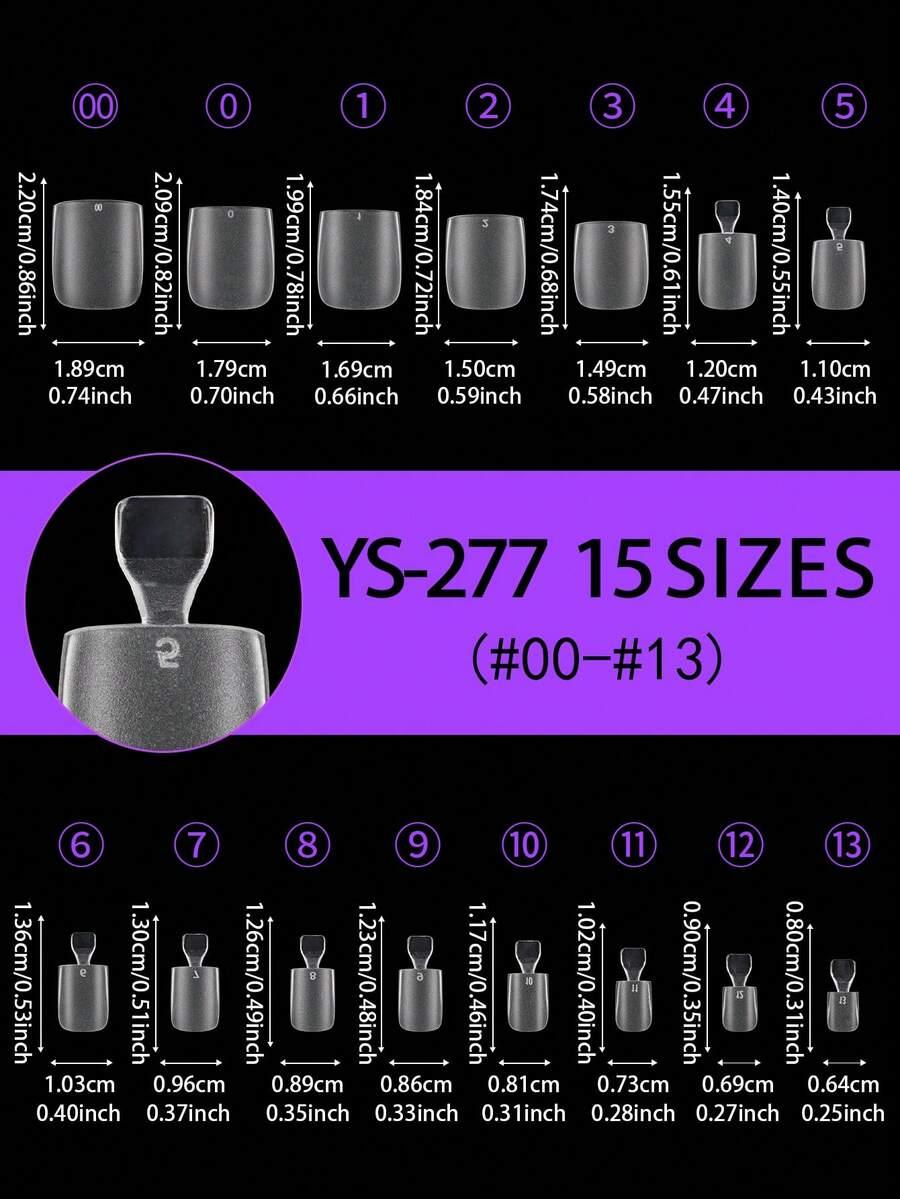 SHEIN FORMY DO PAZNOKCI 150 SZTUK S07__
