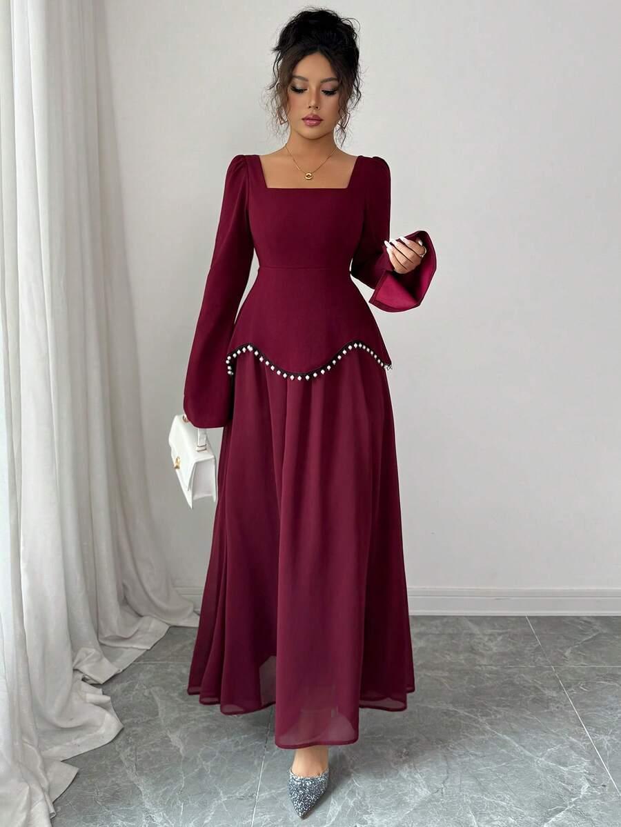 SHEIN CZERWONA MAXI SUKIENKA S06__XL