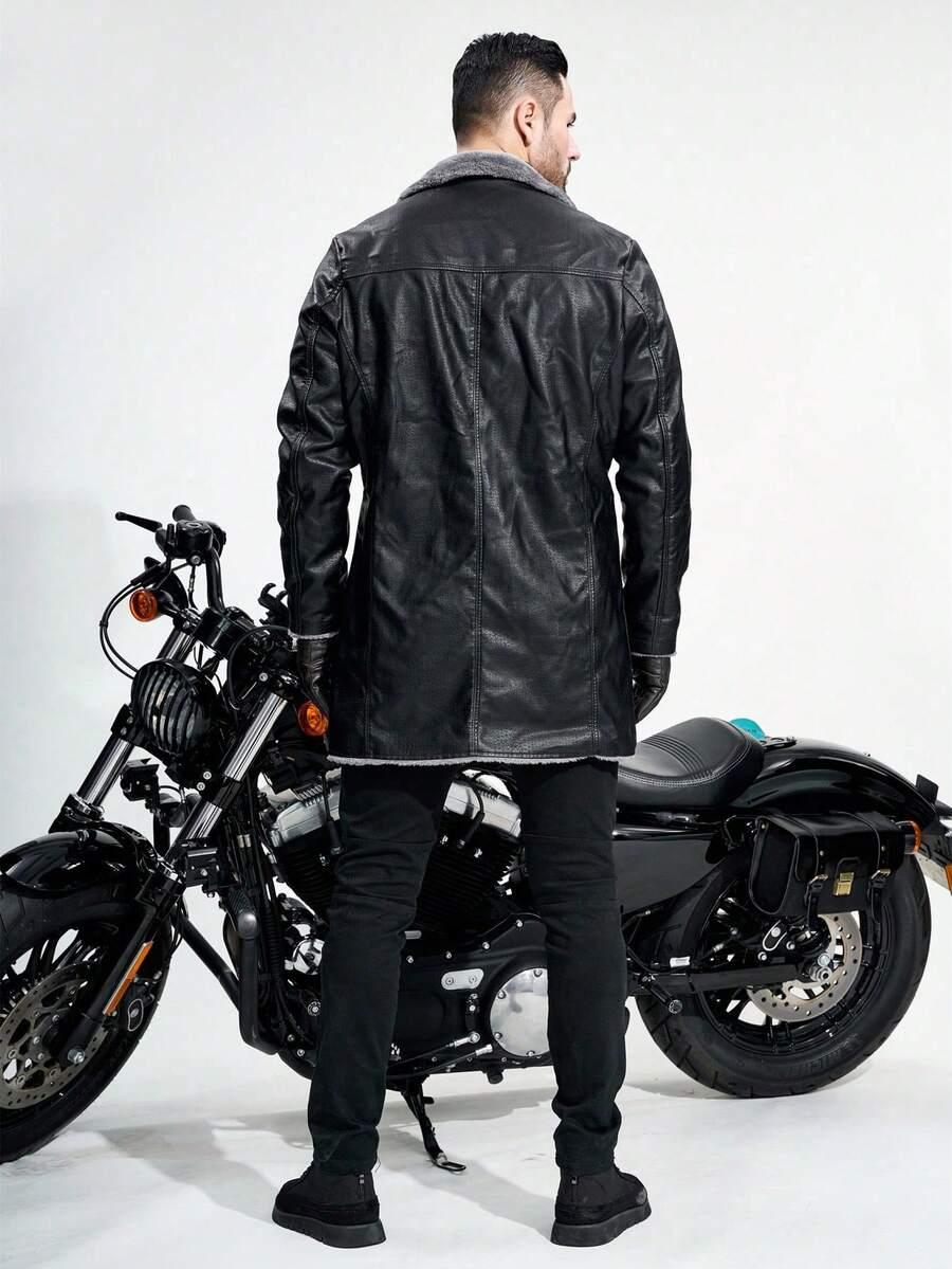 SHEIN CZARNA KURTKA IMITACJA SKÓRY W01__XXL