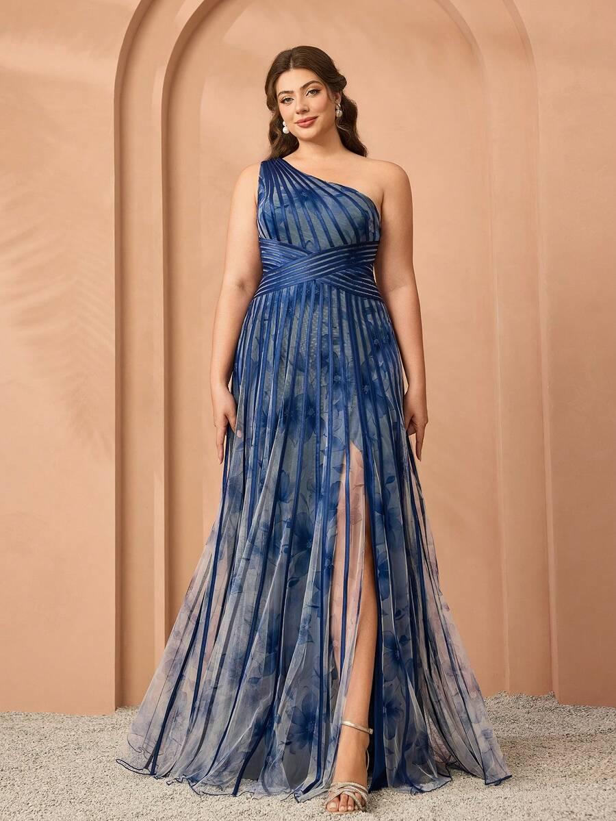 SHEIN MAXI SUKIENKA NA JEDNO RAMIĘ PK01__50