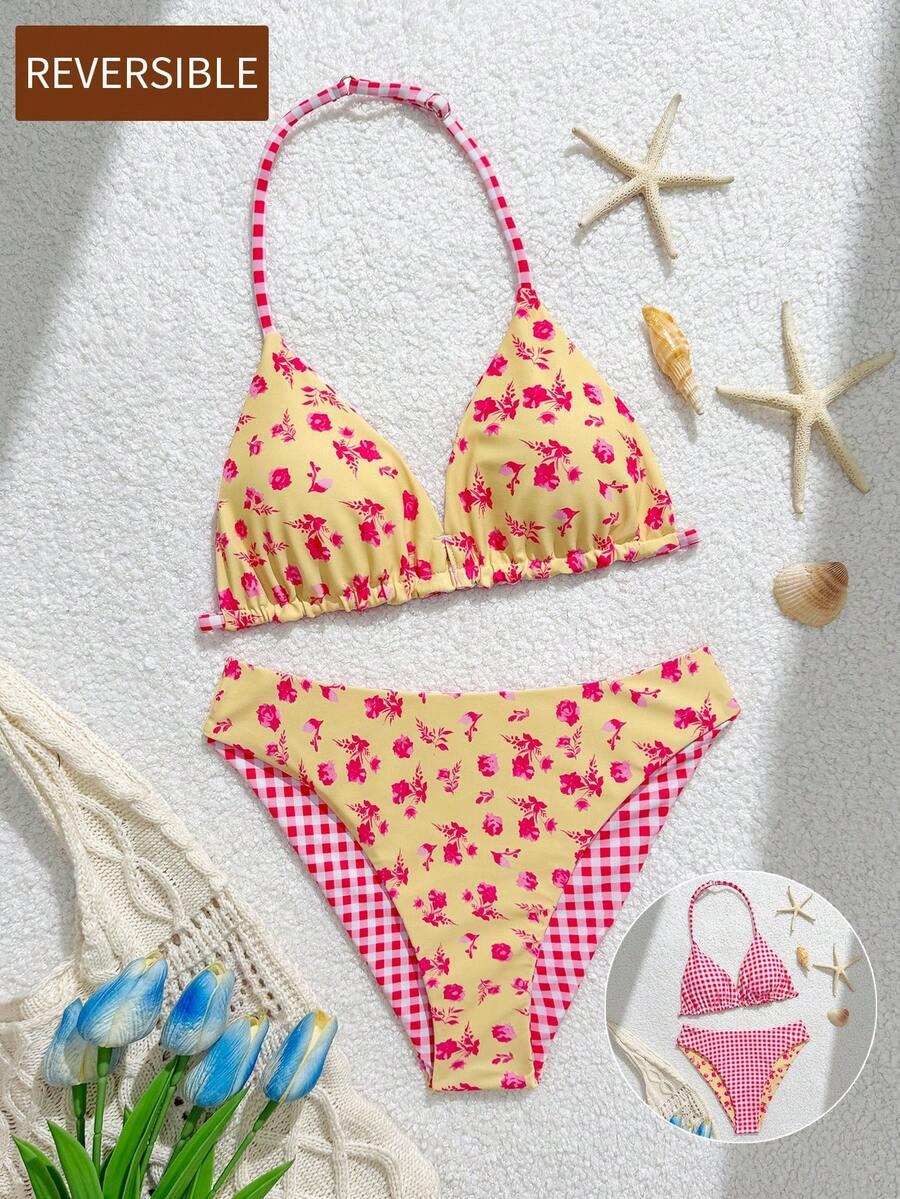 SHEIN DWUCZĘŚCIOWY STRÓJ KĄPIELOWY S09__146/152