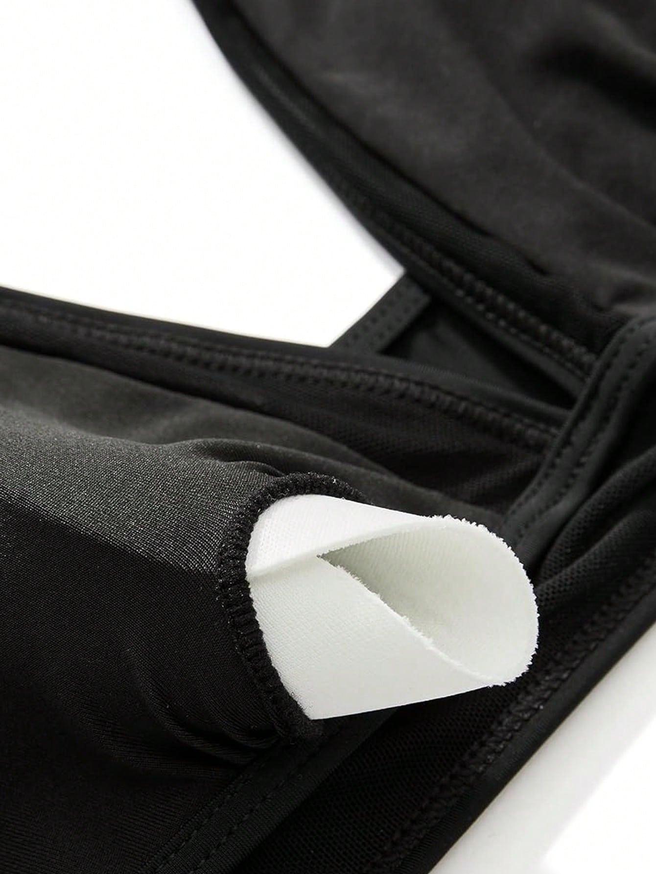 SHEIN DWUCZĘŚCIOWY STRÓJ KĄPIELOWY S09__L