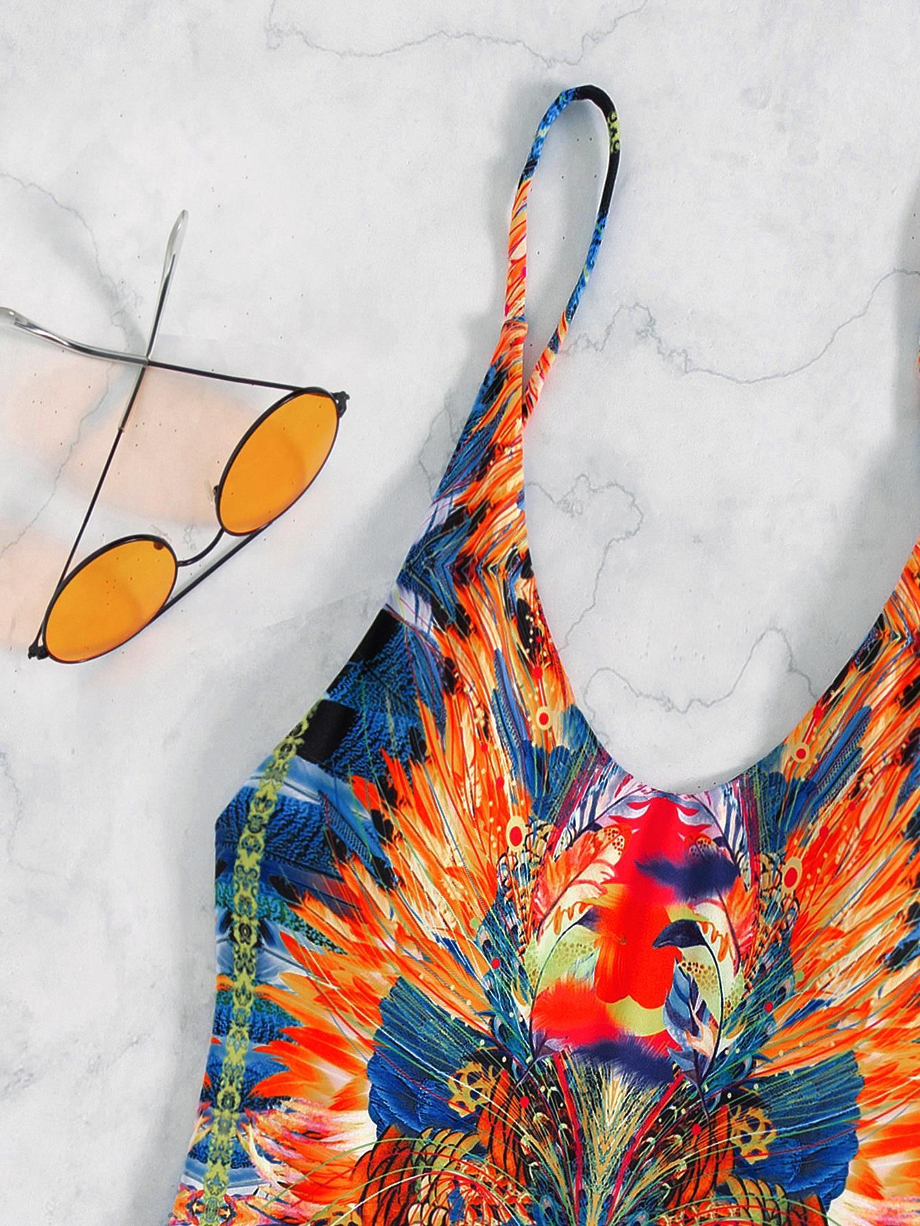 SHEIN JEDNOCZĘŚCIOWY STRÓJ KĄPIELOWY S09__XL