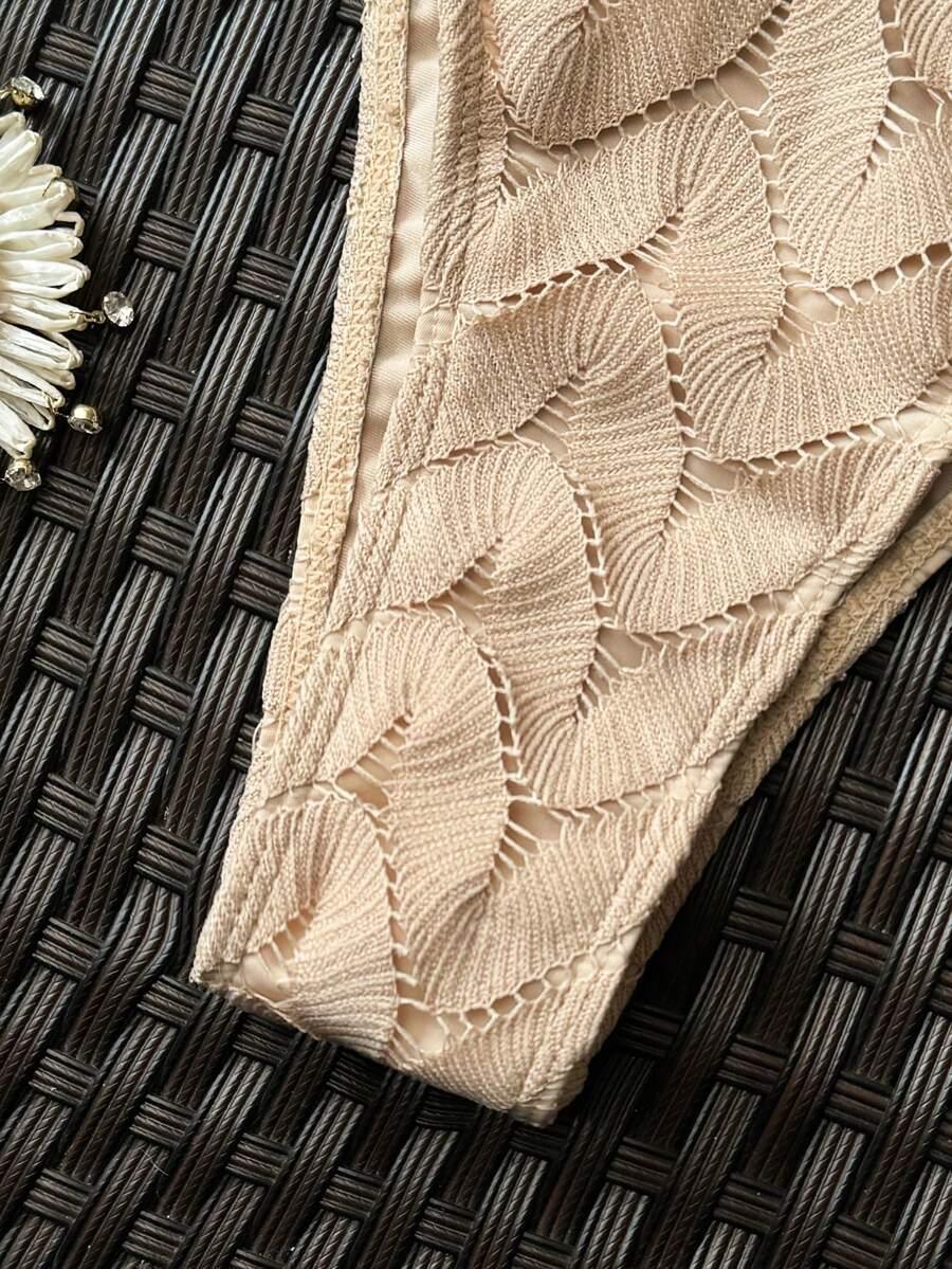SHEIN WIĄZANY DWUCZĘŚCIOWY STRÓJ KĄPIELOWY S09__S