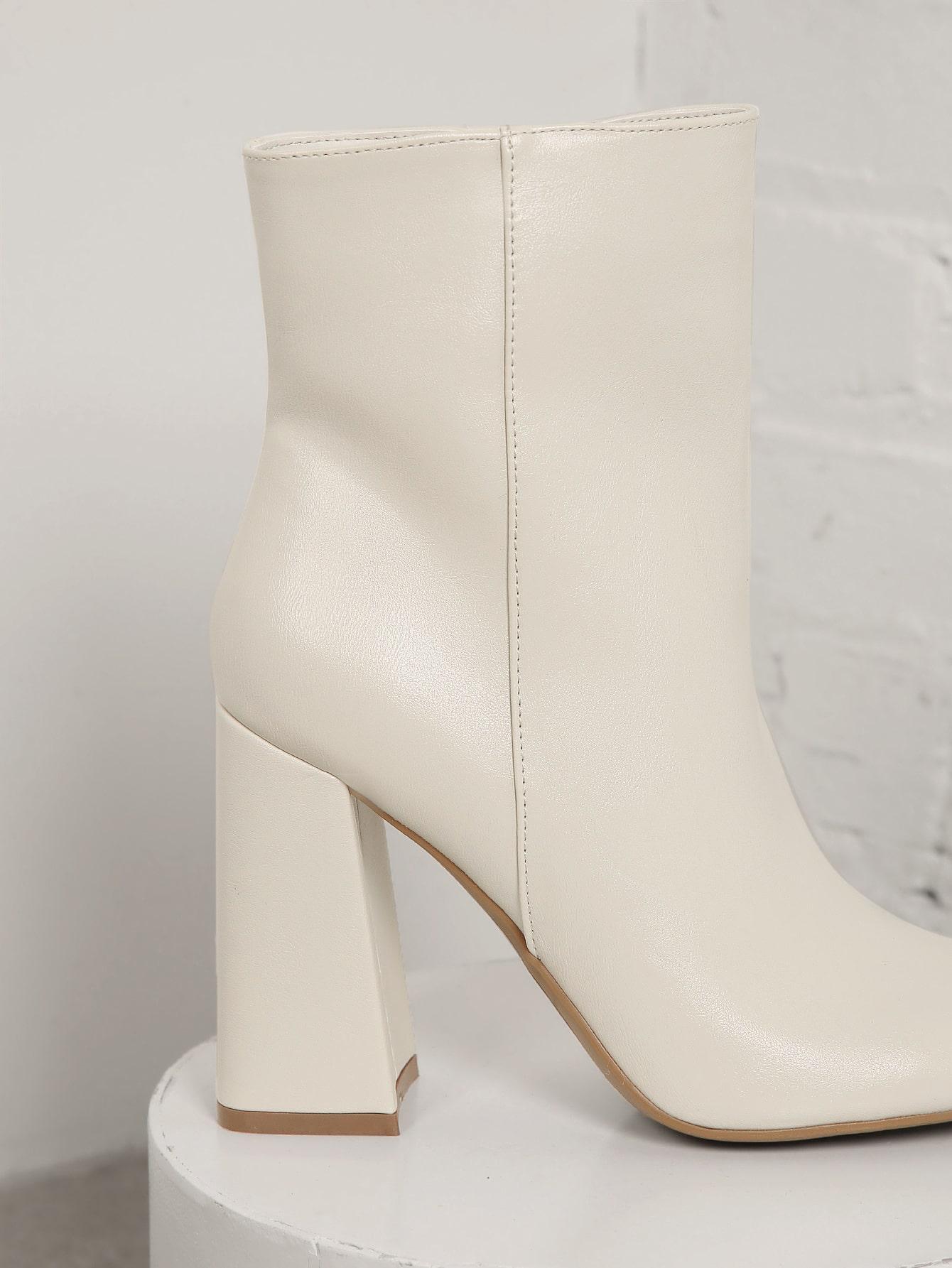 SHEIN BEŻOWE BOTKI OBCAS W01__41