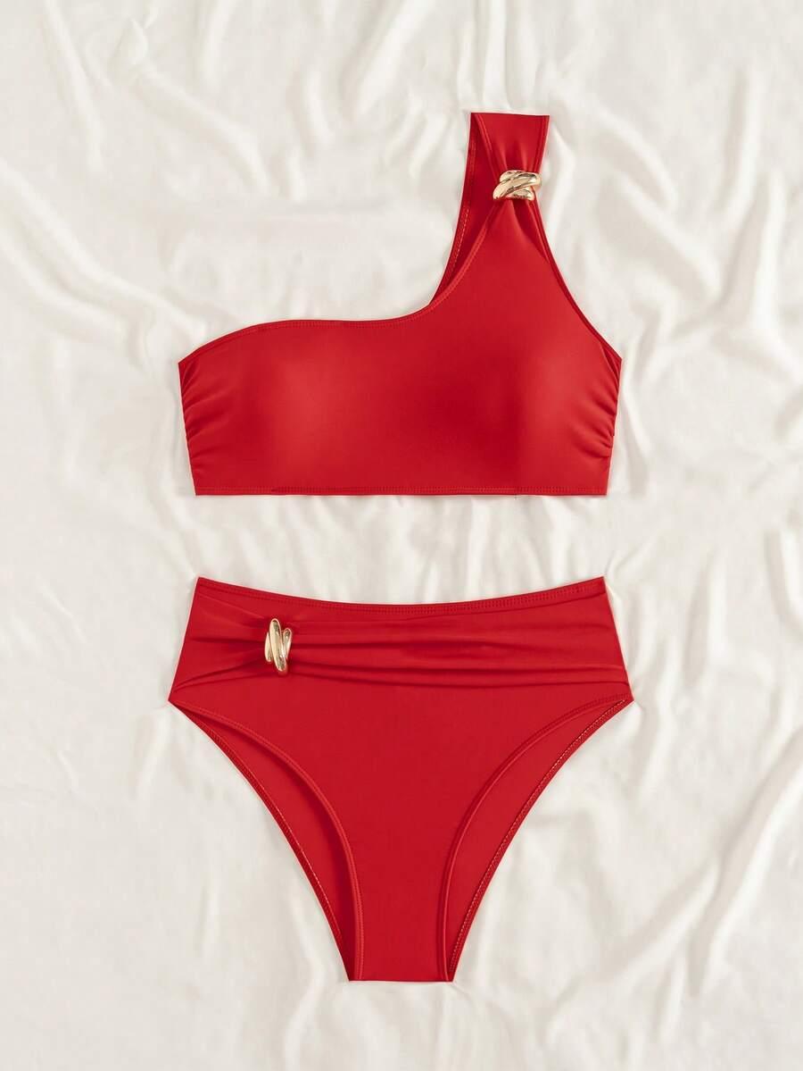 SHEIN DWUCZĘŚCIOWY STRÓJ KĄPIELOWY S09__L