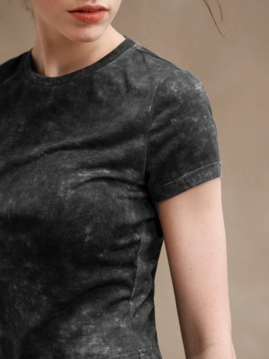 ANEWSTA SZARY T-SHIRT KRÓTKI RĘKAW S09__M