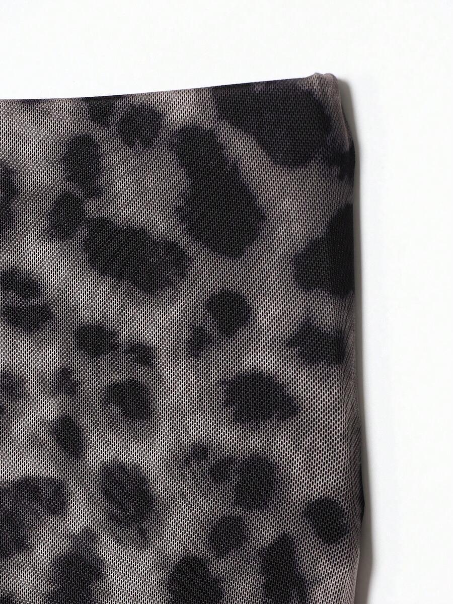 SHEIN SPÓDNICA ANIMAL PRINT S06__S