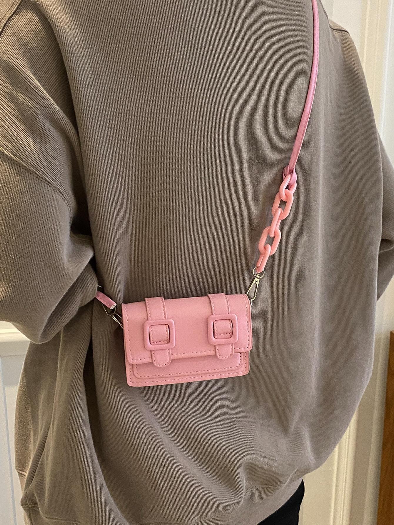 SHEIN RÓŻOWA MINI TOREBKA S07__13X8 CM