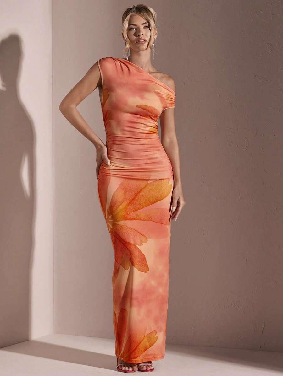 SHEIN MAXI SUKIENKA BEZ RĘKAWÓW S06__L