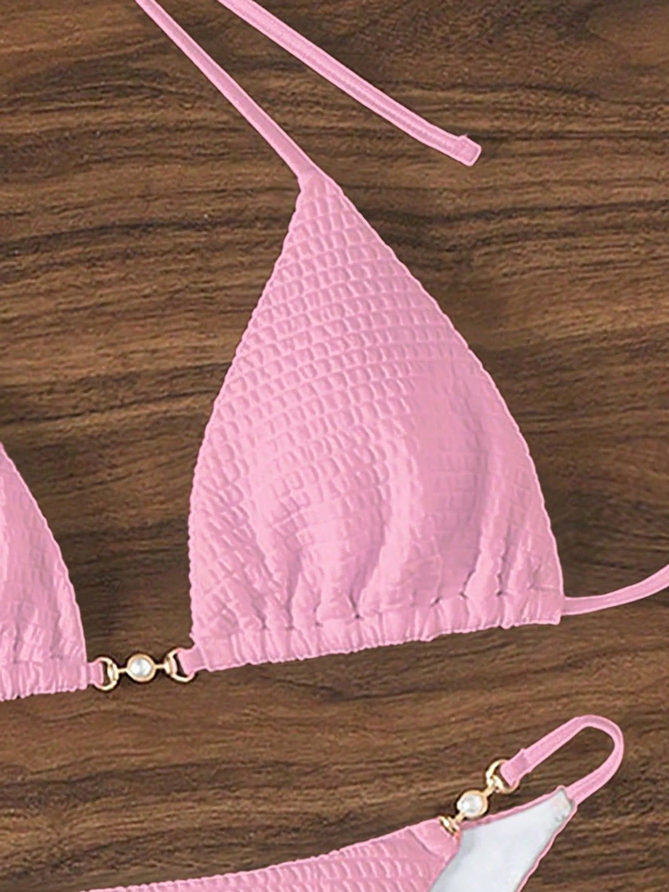 SHEIN DWUCZĘŚCIOWY STRÓJ KĄPIELOWY S09__M