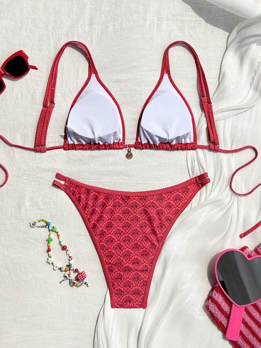 SHEIN DWUCZĘŚCIOWY STRÓJ KĄPIELOWY S09__M