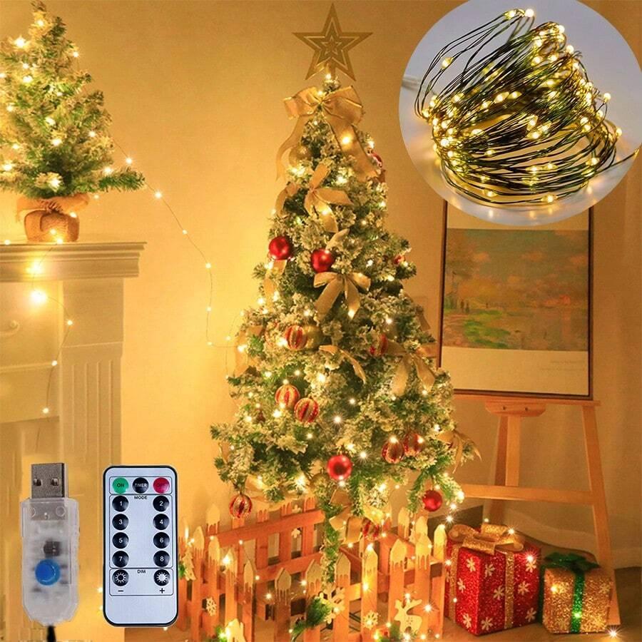 SHEIN LAMPKI LED NA CHOINKĘ BDD__20M