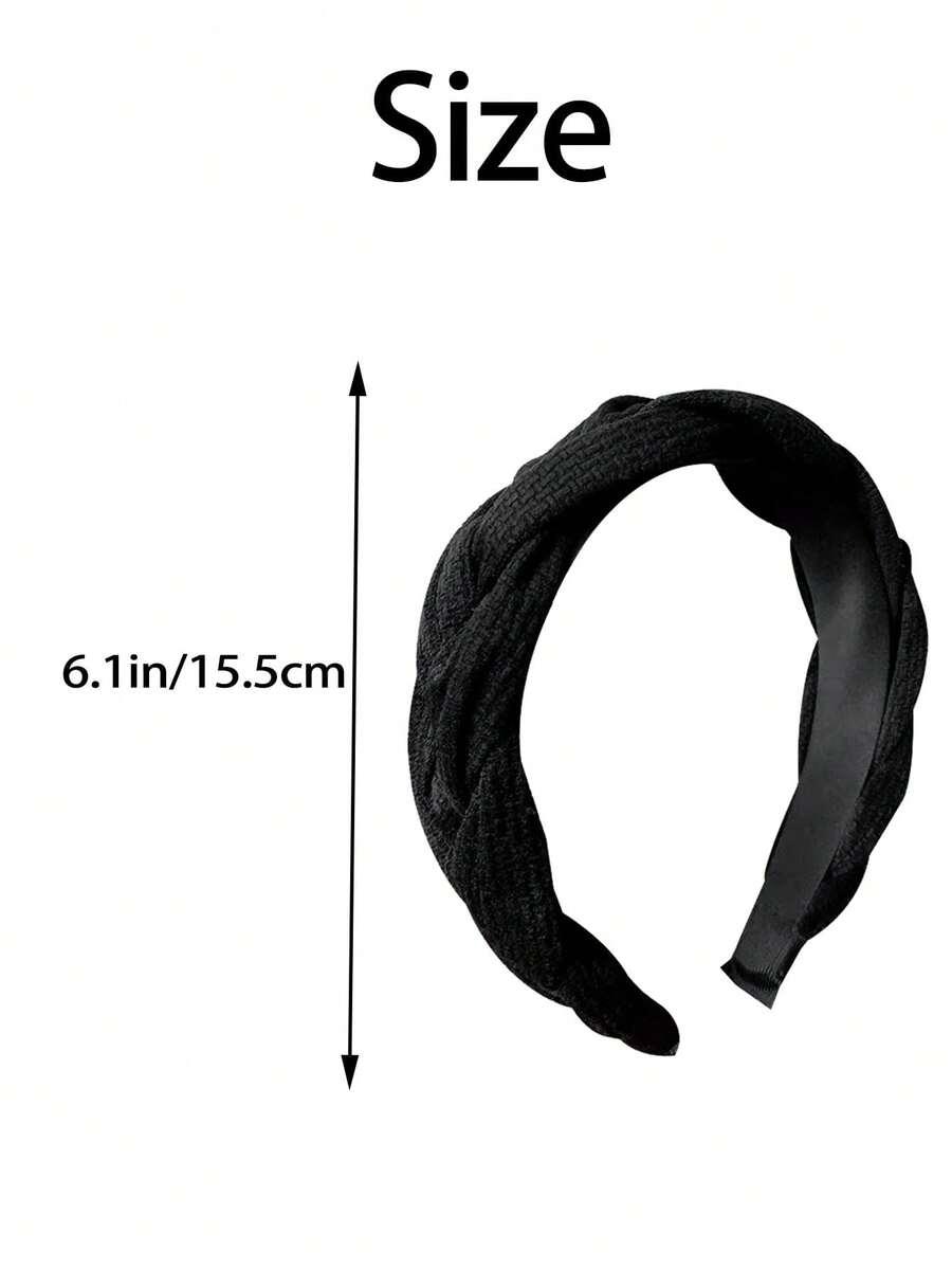 SHEIN BRĄZOWA OPASKA NA GŁOWĘ S07